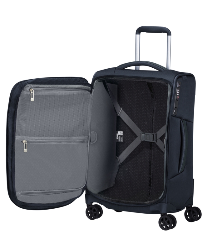 Samsonite Trolley <span>143325 1549 Respark Spinner 55</span> 143325 1549 Respark Spinner 55 blauw - www.bremmerschoenen.live - Bremmer Schoenen