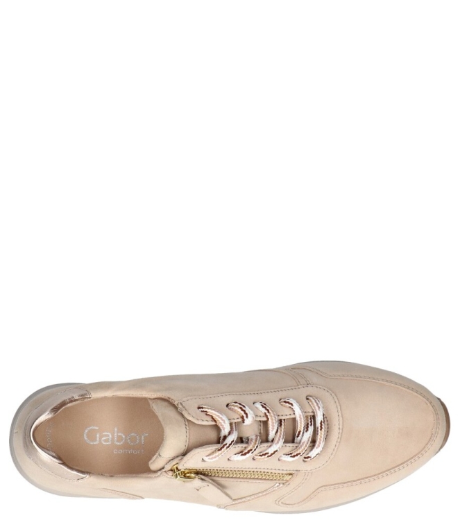 Gabor sneaker <span>46.548.33</span> 46.548.33 beige - www.bremmerschoenen.live - Bremmer Schoenen