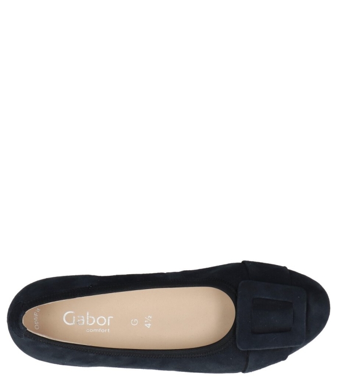 Gabor Gabor ballerina <span>42.466.46</span> 46 dark-blue Gabor ballerina <span>42.466.46</span> 42.466.46 blauw - www.bremmerschoenen.live - Bremmer Schoenen