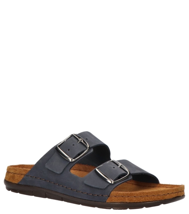 Rohde slipper <span>5865 56</span> 5865 56 blauw - www.bremmerschoenen.live - Bremmer Schoenen
