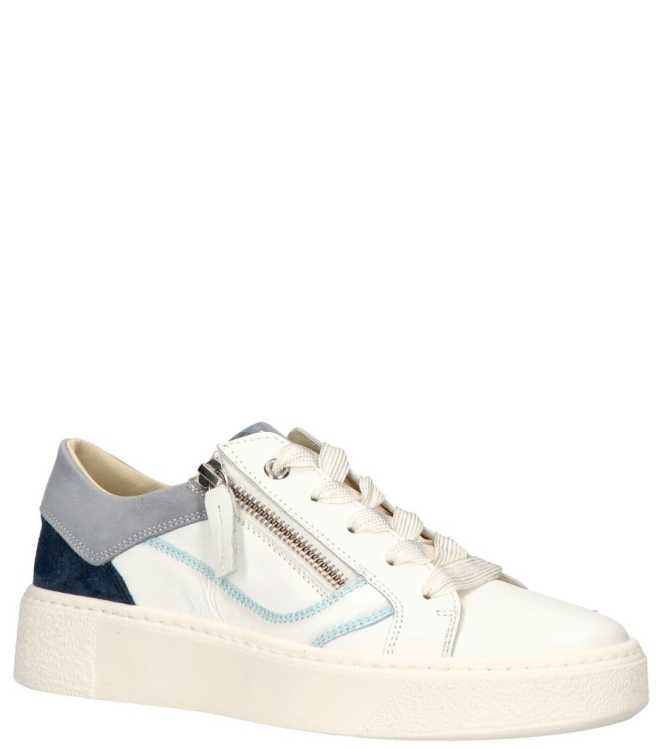 DL-Sport DL-Sport sneaker <span>6210 versione 02</span> Vitello Bianco/ Velour Blue DL-Sport sneaker <span>6210 versione 02</span> 6210 versione 02 wit - www.bremmerschoenen.live - Bremmer Schoenen