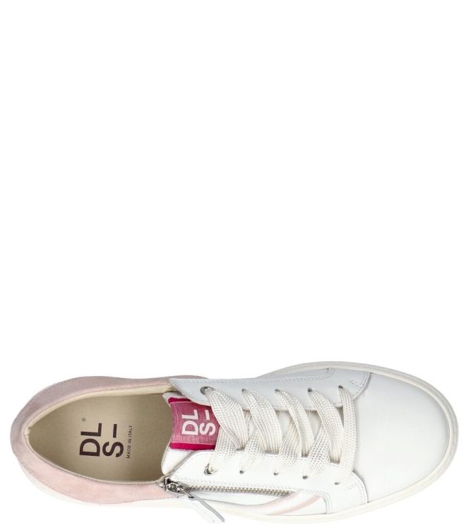 DL-Sport DL-Sport sneaker <span>6210 versione 03</span> Vitello Bianco/ Velour Fuxia DL-Sport sneaker <span>6210 versione 03</span> 6210 versione 03 wit - www.bremmerschoenen.live - Bremmer Schoenen