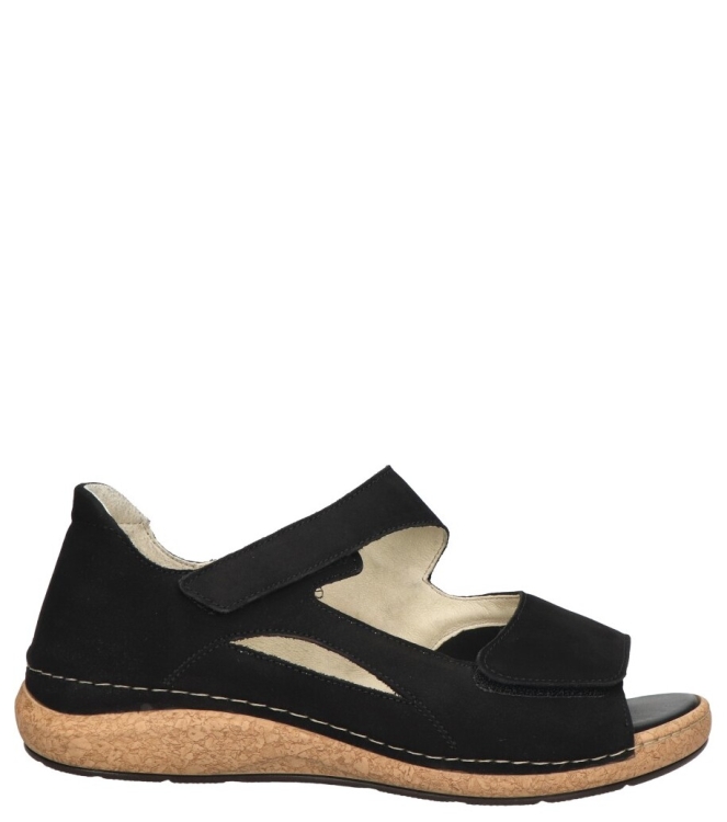 Waldlaufer sandaal <span>681K80 200 001 K-Heliett</span> 681K80 200 001 K-Heliett zwart - www.bremmerschoenen.live - Bremmer Schoenen