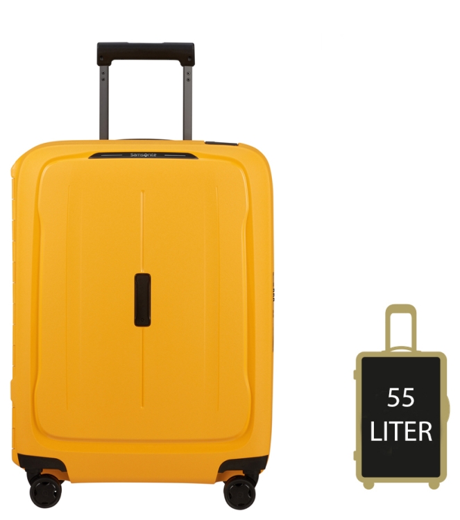 Samsonite Trolley <span>146909 4702 Essens spinner 55</span> 146909 4702 Essens spinner 55 geel - www.bremmerschoenen.live - Bremmer Schoenen