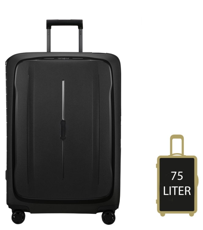 Samsonite koffer <span>146912 1374 Essens Spinner 75</span> 146912 1374 Essens Spinner 75 zwart - www.bremmerschoenen.live - Bremmer Schoenen