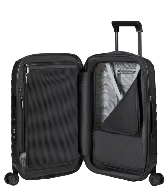 Samsonite Trolley <span>140087 4804 Proxis Spinner 55</span> 140087 4804 Proxis Spinner 55 grijs - www.bremmerschoenen.live - Bremmer Schoenen