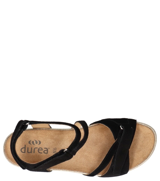Durea sandaal <span>7421 024 1074</span> 7421 024 1074 zwart - www.bremmerschoenen.live - Bremmer Schoenen