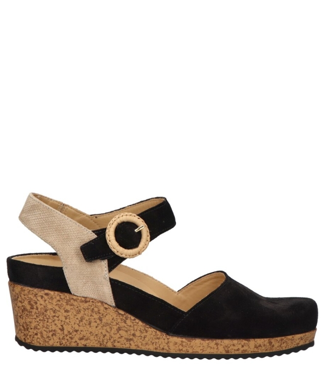 Durea sandaal <span>5919 565 1007</span> 5919 565 1007 zwart - www.bremmerschoenen.live - Bremmer Schoenen