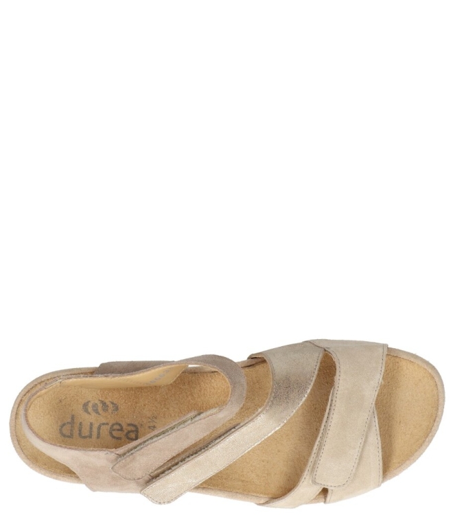 Durea sandaal <span>7405 028 0289</span> 7405 028 0289 beige - www.bremmerschoenen.live - Bremmer Schoenen