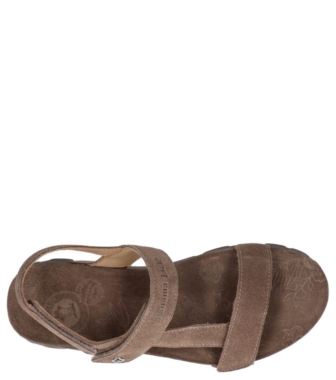 Panama Jack Panama Jack sandaal <span>Selma B18</span> B18 velour Piedra / stone Panama Jack sandaal <span>Selma B18</span> Selma B18 grijs - www.bremmerschoenen.live - Bremmer Schoenen