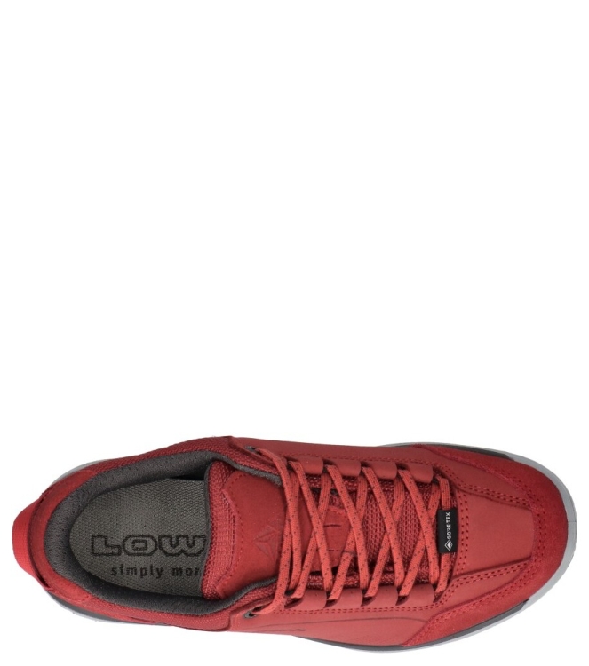 Lowa wandelschoen <span>LM321442-0343 Ascona GTX lo Ws</span> LM321442-0343 Ascona GTX lo Ws rood - www.bremmerschoenen.live - Bremmer Schoenen