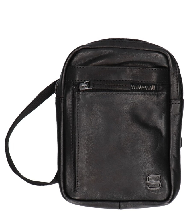 Spikes & Sparrow tas <span>38755100 Black</span> 38755100 Black zwart - www.bremmerschoenen.live - Bremmer Schoenen