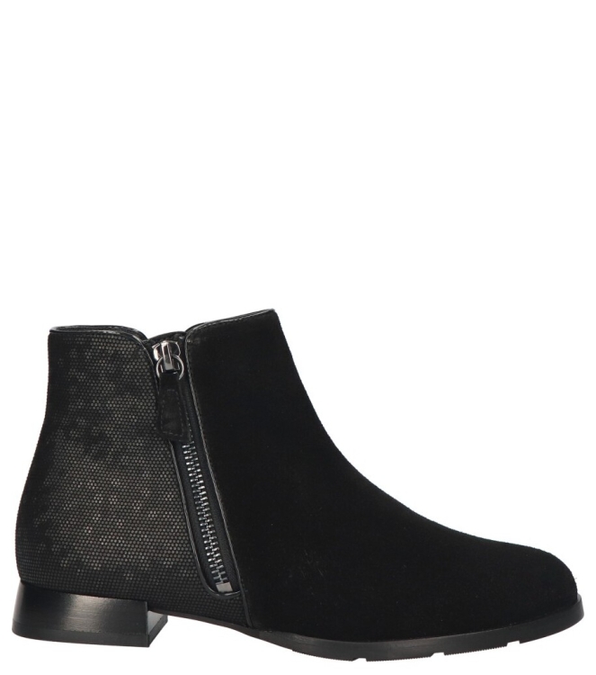 Hassia enkellaars <span>302113 0199 Madeira</span> 302113 0199 Madeira zwart - www.bremmerschoenen.live - Bremmer Schoenen