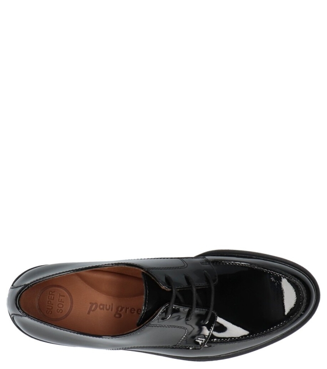 Paul Green Paul Green veterschoen <span>2688 006</span> 006 softlack schwarz Paul Green veterschoen <span>2688 006</span> 2688 006 zwart - www.bremmerschoenen.live - Bremmer Schoenen