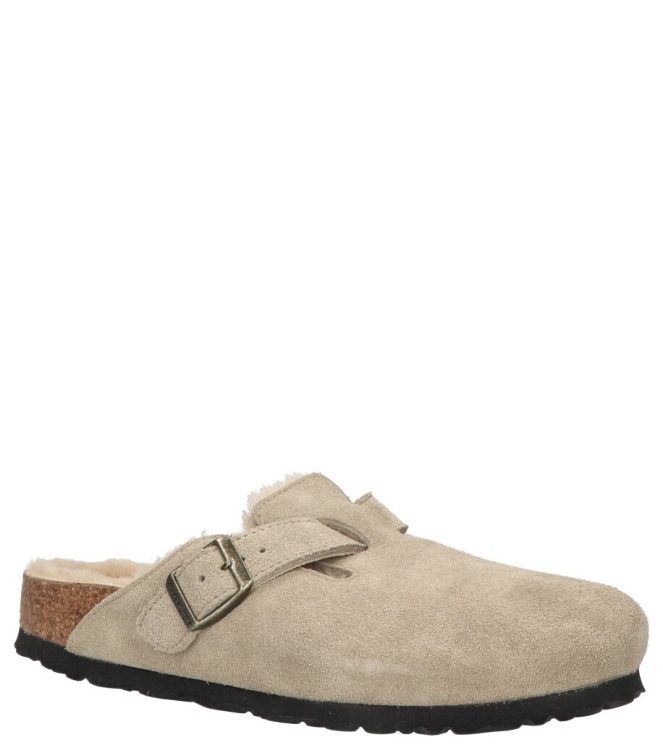 Birkenstock Birkenstock slipper <span>1028299 Boston</span> Taupe Birkenstock slipper <span>1028299 Boston</span> 1028299 Boston beige - www.bremmerschoenen.live - Bremmer Schoenen