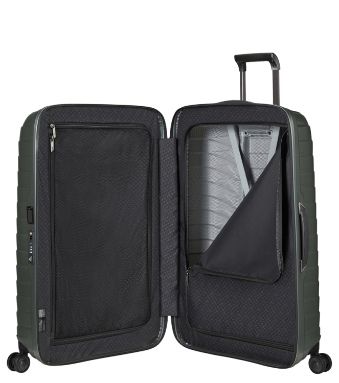 Samsonite Samsonite koffer <span>126042 9781 Proxis Spinner 75</span> Matt Climbing Ivy Samsonite koffer <span>126042 9781 Proxis Spinner 75</span> 126042 9781 Proxis Spinner 75 groen - www.bremmerschoenen.live - Bremmer Schoenen