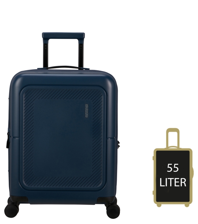 American Tourister AT trolley <span>151859 1549 Dashpop Spinner 55</span> Midnight Blue AT trolley <span>151859 1549 Dashpop Spinner 55</span> 151859 1549 Dashpop Spinner 55 blauw - www.bremmerschoenen.live - Bremmer Schoenen
