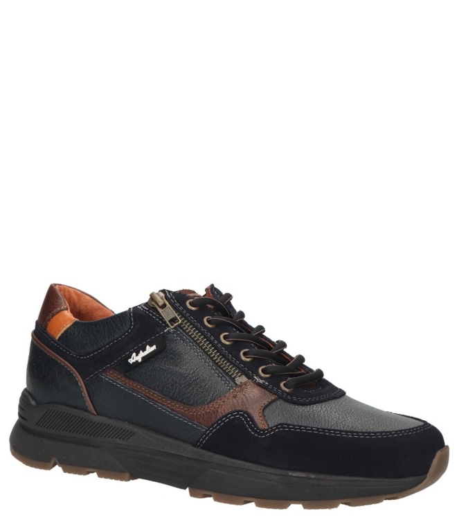 Australian Australian sneaker <span>15.1639.03 SJS Connery</span> Blue Cognac Brown Australian sneaker <span>15.1639.03 SJS Connery</span> 15.1639.03 SJS Connery blauw - www.bremmerschoenen.live - Bremmer Schoenen