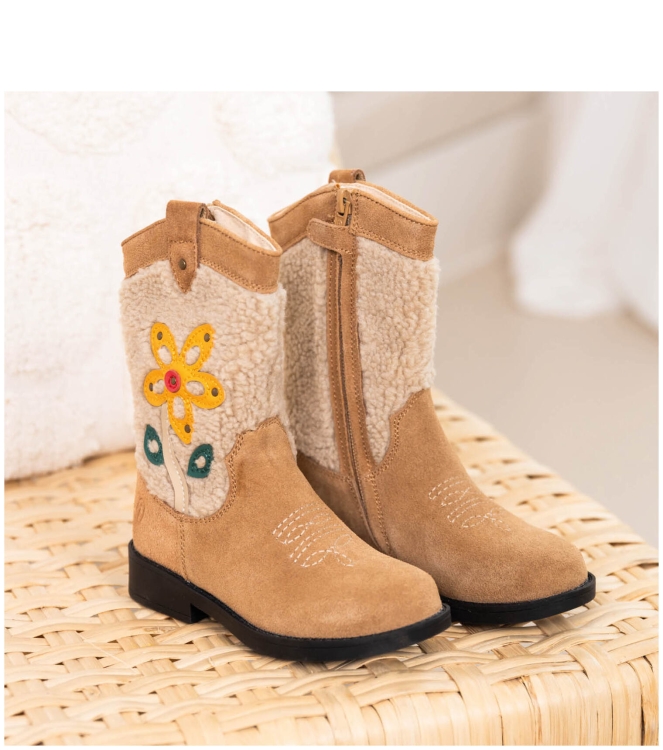 Shoesme laars <span>NW23W006-D</span> NW23W006-D beige - www.bremmerschoenen.live - Bremmer Schoenen
