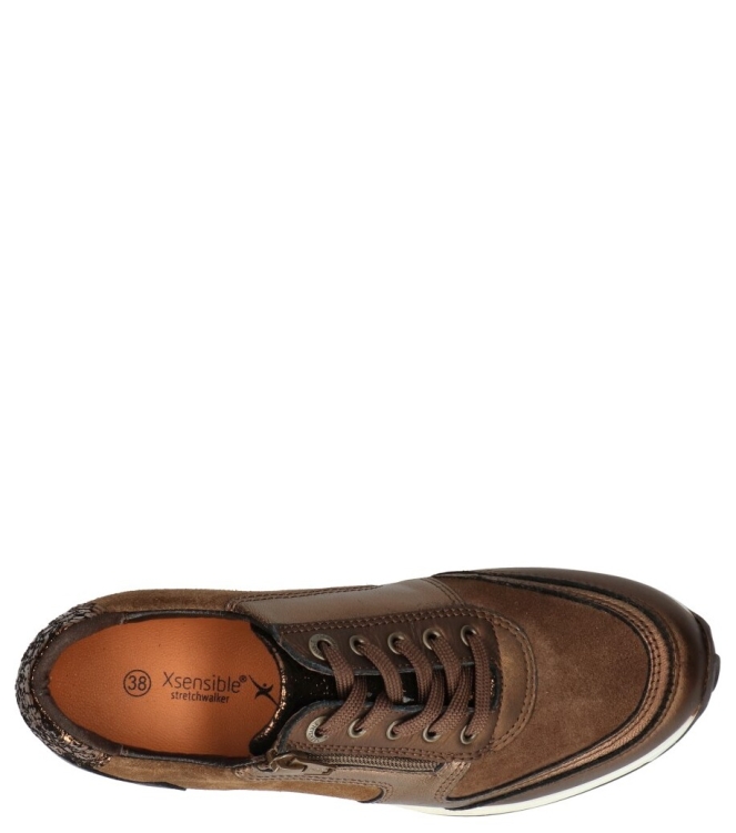 Xsensible Xsensible sneaker <span>30103.2 396 Wembley GX</span> 396 Bronze Combi Xsensible sneaker <span>30103.2 396 Wembley GX</span> 30103.2 396 Wembley GX bruin - www.bremmerschoenen.live - Bremmer Schoenen
