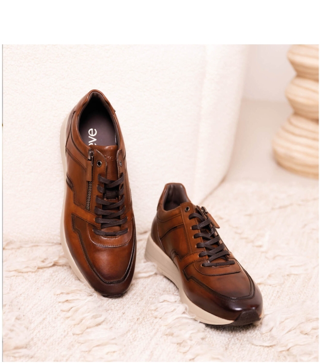 Greve sneaker <span>3284.09 3246 Walker K</span> 3284.09 3246 Walker K cognac - www.bremmerschoenen.live - Bremmer Schoenen