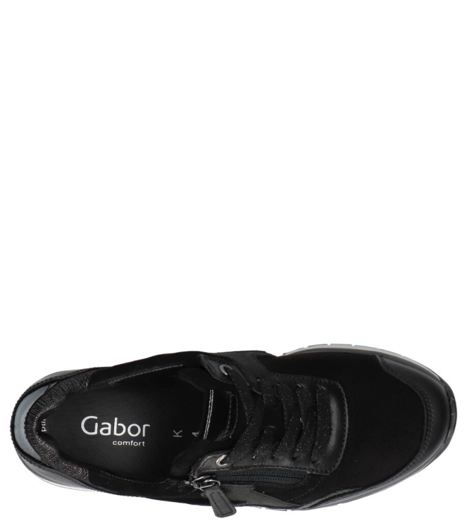 Gabor Gabor sneaker <span>56.306.67</span> 67 schwarz/asfalto Gabor sneaker <span>56.306.67</span> 56.306.67 zwart - www.bremmerschoenen.live - Bremmer Schoenen