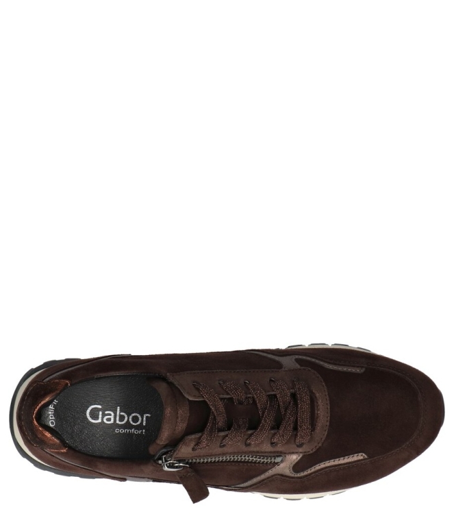 Gabor Gabor sneaker <span>56.378.41</span> 41 choco/bronce/orange Gabor sneaker <span>56.378.41</span> 56.378.41 bruin - www.bremmerschoenen.live - Bremmer Schoenen
