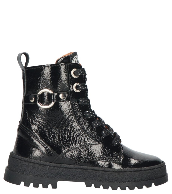 Develab Develab veterboot <span>42956 925</span> 925 black patent Develab veterboot <span>42956 925</span> 42956 925 zwart - www.bremmerschoenen.live - Bremmer Schoenen