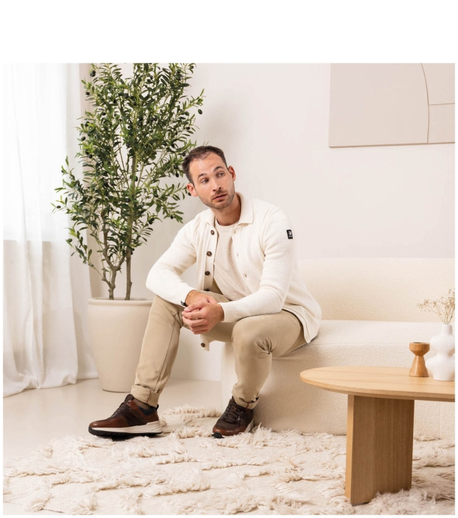Gijs sneaker <span>2120 908 1220</span> 2120 908 1220 bruin - www.bremmerschoenen.live - Bremmer Schoenen
