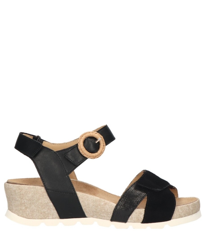 Durea sandaal <span>7425 024 1602</span> 7425 024 1602 zwart - www.bremmerschoenen.live - Bremmer Schoenen