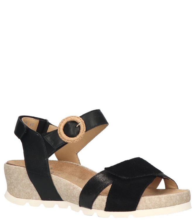 Durea sandaal <span>7425 024 1602</span> 7425 024 1602 zwart - www.bremmerschoenen.live - Bremmer Schoenen