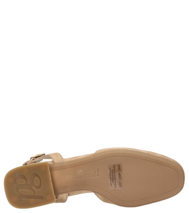 Paul green sandaal <span>3843 047</span> 3843 047 beige - www.bremmerschoenen.live - Bremmer Schoenen