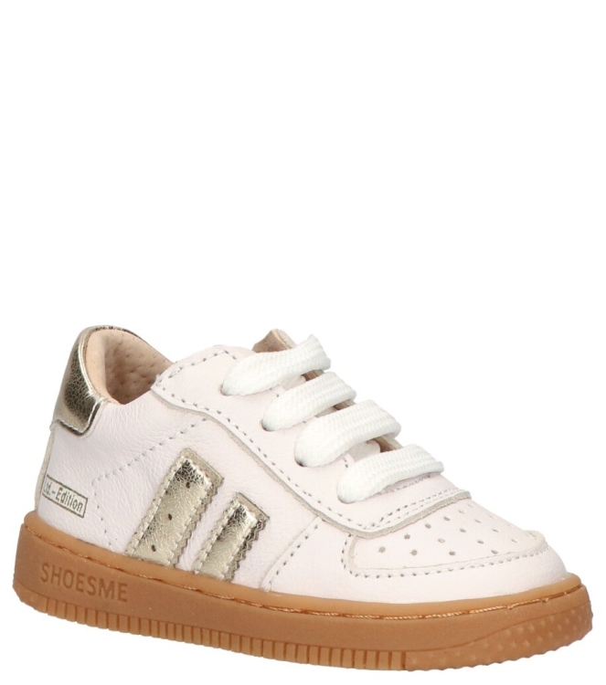 Shoesme Shoesme sneaker <span>BN25S003-A</span> White gold Shoesme sneaker <span>BN25S003-A</span> BN25S003-A wit - www.bremmerschoenen.live - Bremmer Schoenen