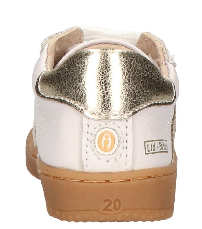 Shoesme Shoesme sneaker <span>BN25S003-A</span> White gold Shoesme sneaker <span>BN25S003-A</span> BN25S003-A wit - www.bremmerschoenen.live - Bremmer Schoenen