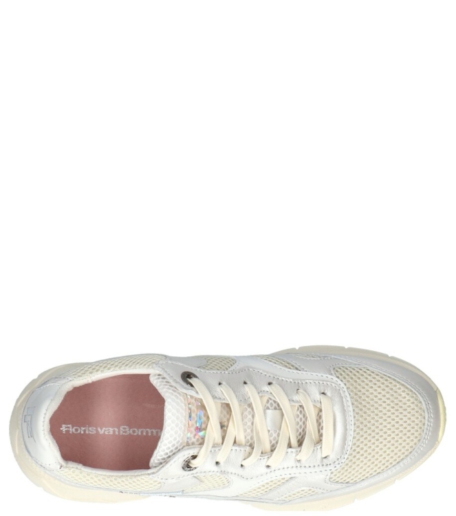 Floris van Bommel sneaker <span>Daysi 03.02 SFW-10133 90-01 </span> Daysi 03.02 SFW-10133 90-01  zilver - www.bremmerschoenen.live - Bremmer Schoenen