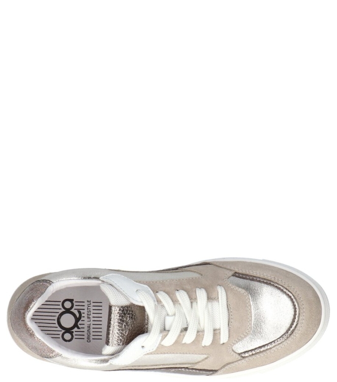 Aqa sneaker <span>A8695 A49B54</span> A8695 A49B54 beige - www.bremmerschoenen.live - Bremmer Schoenen