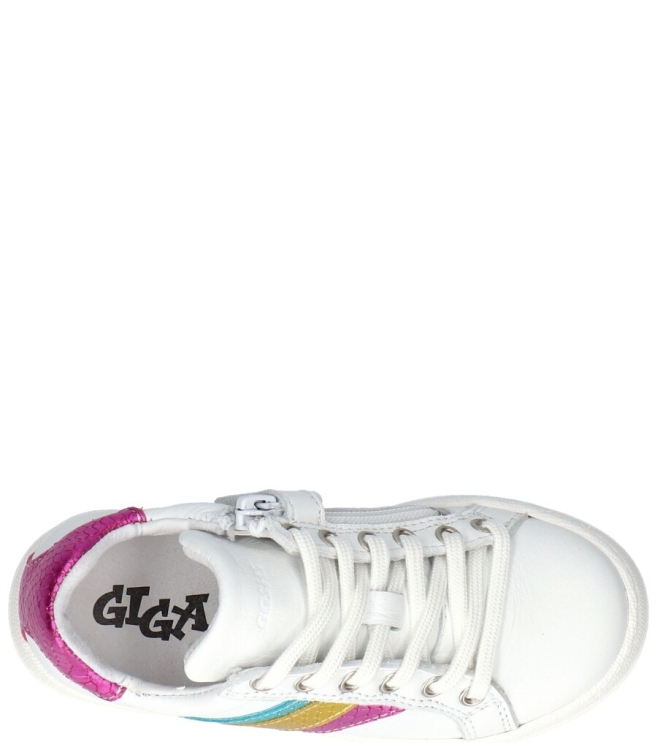 Giga Giga sneaker <span>G4395 A11B75</span> A11B75 velv. optic white piton lam. Giga sneaker <span>G4395 A11B75</span> G4395 A11B75 wit - www.bremmerschoenen.live - Bremmer Schoenen