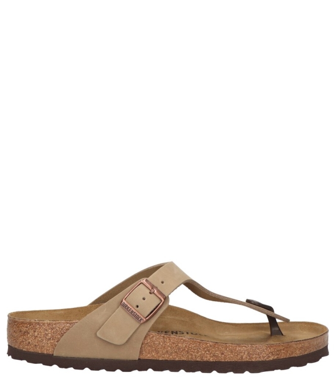 Birkenstock Birkenstock slipper <span>943811 Gizeh</span> oiled Tabacco Brown Birkenstock slipper <span>943811 Gizeh</span> 943811 Gizeh groen - www.bremmerschoenen.live - Bremmer Schoenen