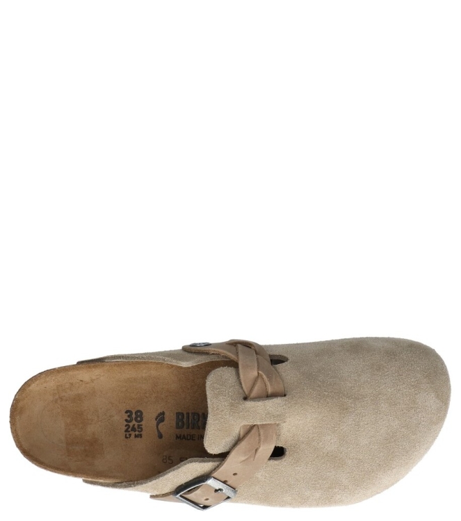 Birkenstock Birkenstock slipper <span>1026694 Boston</span> Taupe Birkenstock slipper <span>1026694 Boston</span> 1026694 Boston beige - www.bremmerschoenen.live - Bremmer Schoenen