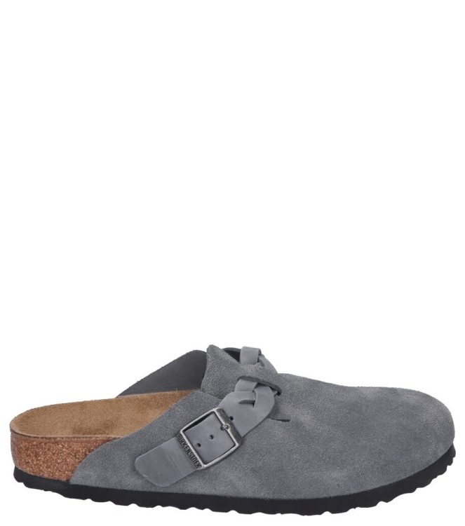 Birkenstock Birkenstock slipper <span>1029086 Boston</span> Basalt gray Birkenstock slipper <span>1029086 Boston</span> 1029086 Boston grijs - www.bremmerschoenen.live - Bremmer Schoenen