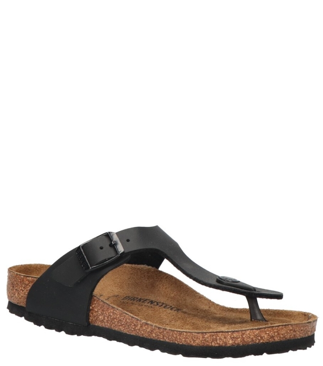 Birkenstock slipper <span>846141 Gizeh kids</span> 846141 Gizeh kids zwart - www.bremmerschoenen.live - Bremmer Schoenen