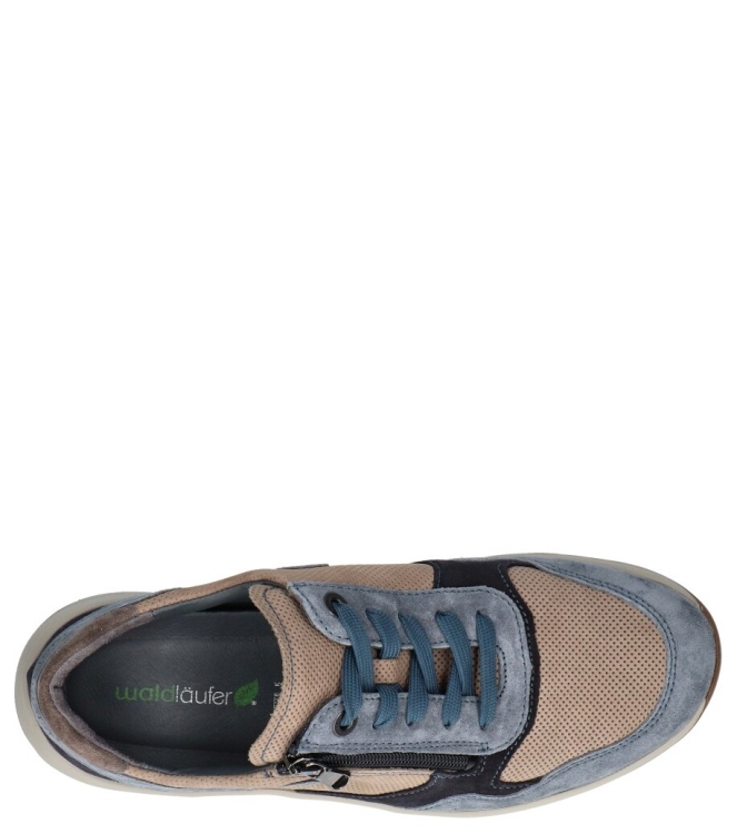 Waldlaufer sneaker <span>662001 404 739 K-John</span> 662001 404 739 K-John blauw - www.bremmerschoenen.live - Bremmer Schoenen