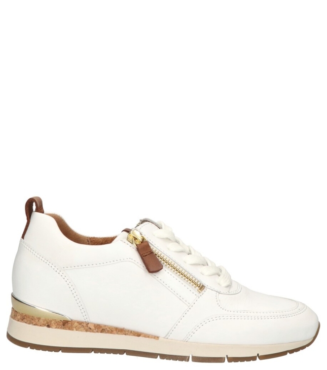 Gabor Gabor sneaker <span>63.411.21</span> 21 weiss/camel (gold) Gabor sneaker <span>63.411.21</span> 63.411.21 wit - www.bremmerschoenen.live - Bremmer Schoenen