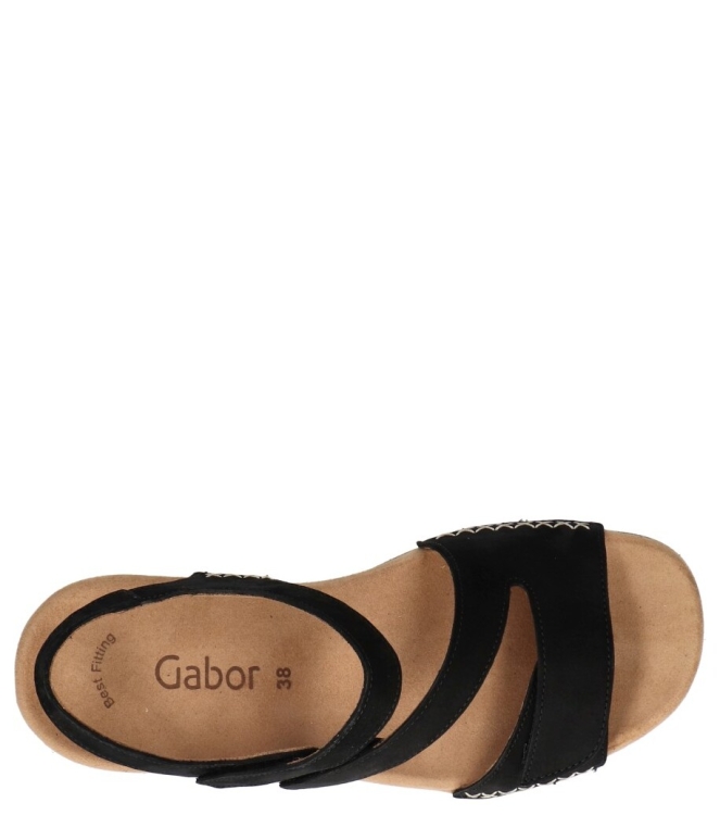 Gabor sandaal <span>63.734.17</span> 63.734.17 zwart - www.bremmerschoenen.live - Bremmer Schoenen