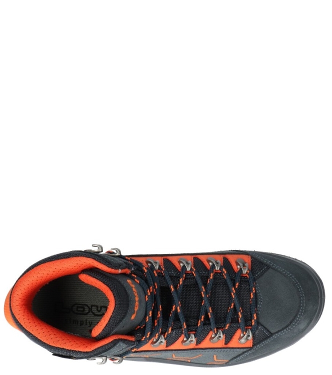 Lowa Lowa wandelschoen <span>LK651050-7920 Kody Evo GTX Mid Jr</span> 7920 Steelblue/orange Lowa wandelschoen <span>LK651050-7920 Kody Evo GTX Mid Jr</span> LK651050-7920 Kody Evo GTX Mid Jr blauw - www.bremmerschoenen.live - Bremmer Schoenen