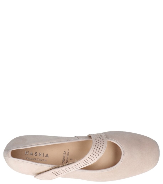 Hassia bandschoen <span>302454 0500 Cordoba</span> 302454 0500 Cordoba beige - www.bremmerschoenen.live - Bremmer Schoenen