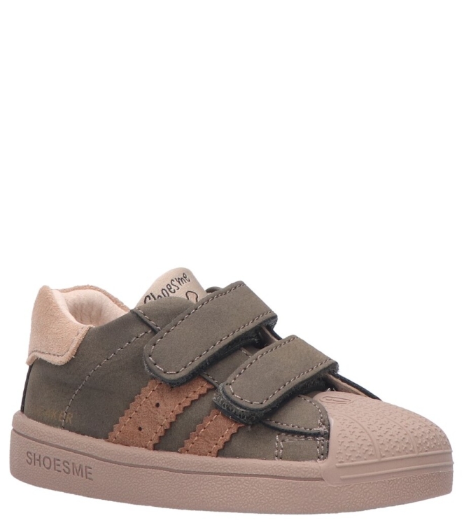 Shoesme Shoesme klittenbandschoen <span>BS24W001-B</span> dark green taupe Shoesme klittenbandschoen <span>BS24W001-B</span> BS24W001-B groen - www.bremmerschoenen.live - Bremmer Schoenen