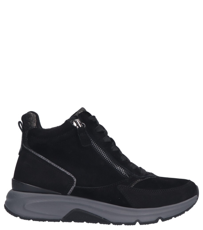 Gabor Gabor sneaker <span>76.887.37</span> 37 schw/anthr.(Micro) Gabor sneaker <span>76.887.37</span> 76.887.37 zwart - www.bremmerschoenen.live - Bremmer Schoenen