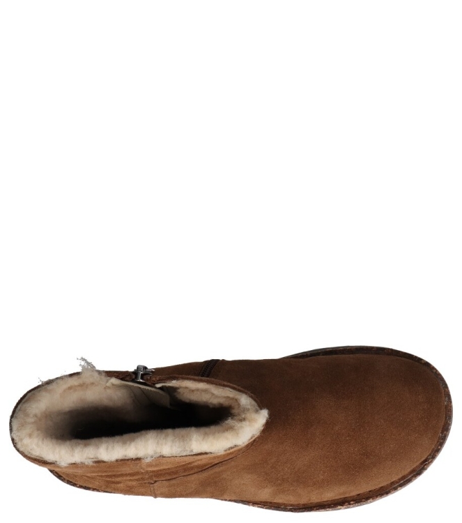 Birkenstock enkellaars <span>1030218 Uppsala Zip Shearling</span> 1030218 Uppsala Zip Shearling cognac - www.bremmerschoenen.live - Bremmer Schoenen