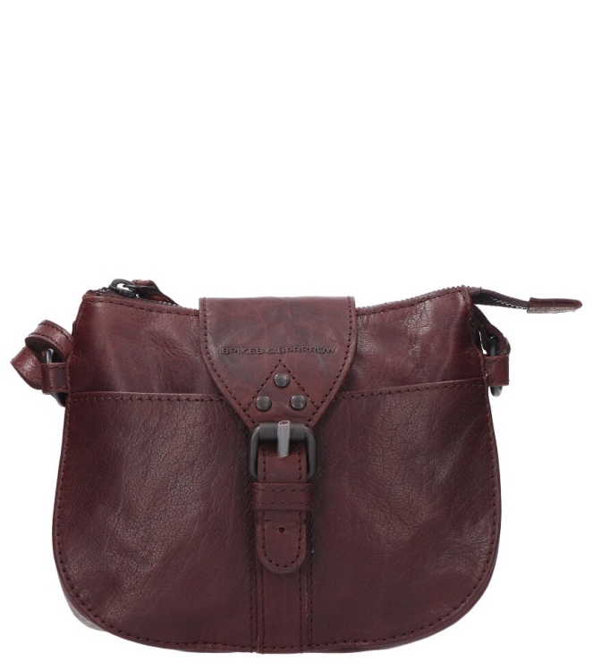 Spikes & Sparrow tas <span>58111501 Dark Brown</span> 58111501 Dark Brown bruin - www.bremmerschoenen.live - Bremmer Schoenen